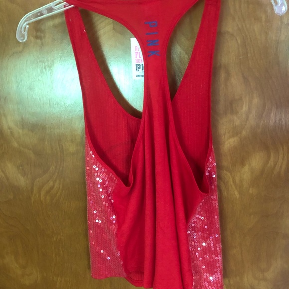 VS PINK Phillies Bling Racerback Tank Small - Picture 2 of 4